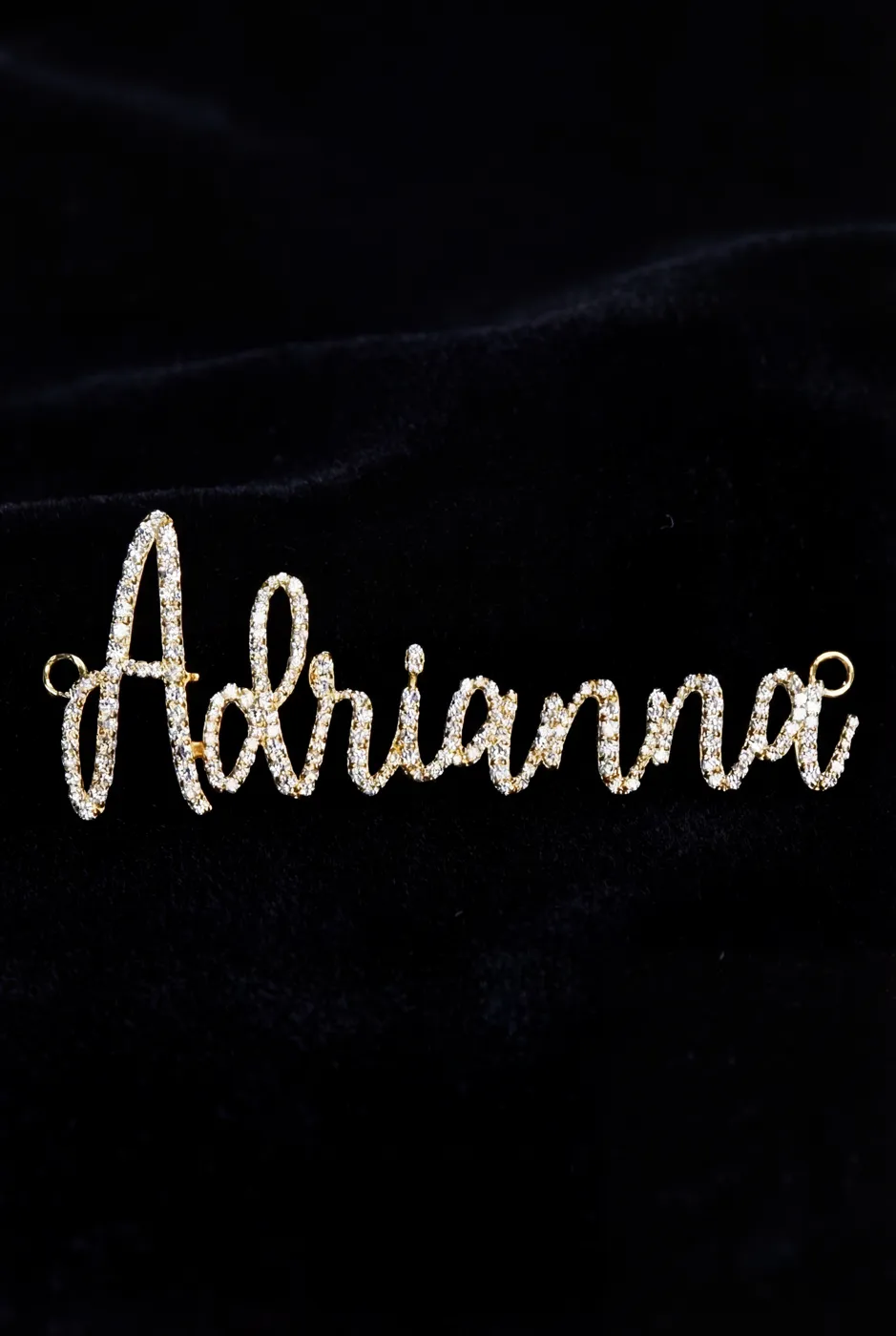 Personalized Diamond Name Pendant in Solid Gold – Luxury Custom Jewelry view 1